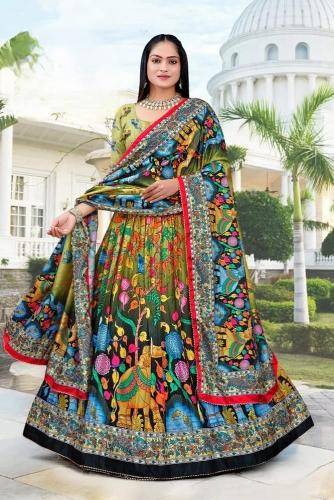 Artriddhs vol 6 Dola silk Bulk lehenga choli manufacturers in Pune